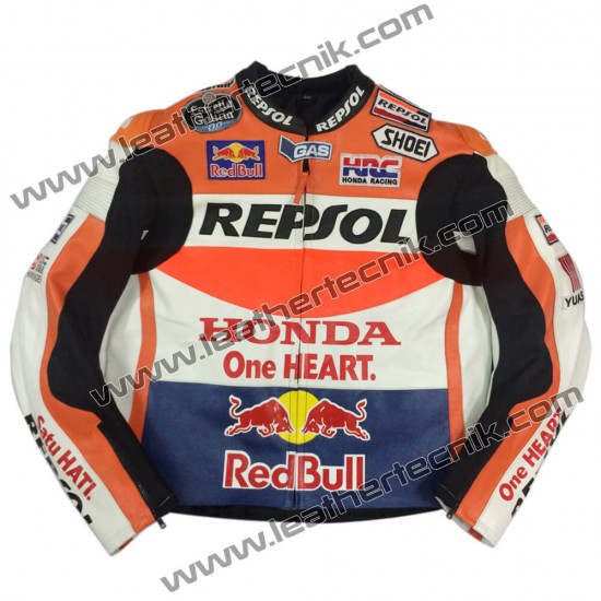 Red bull leather motorcycle on sale jacket